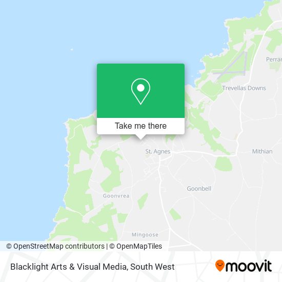 Blacklight Arts & Visual Media map