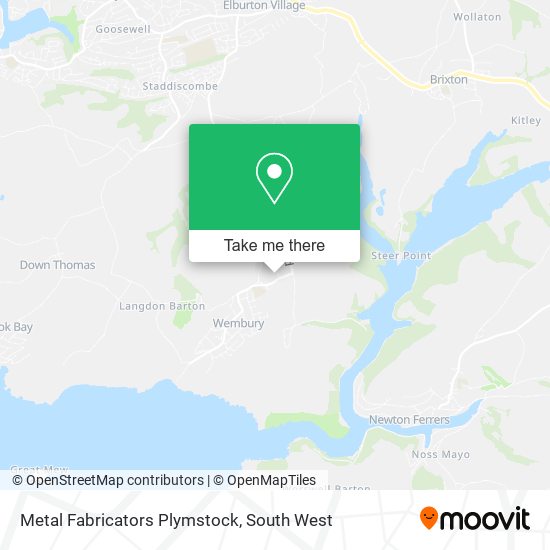 Metal Fabricators Plymstock map