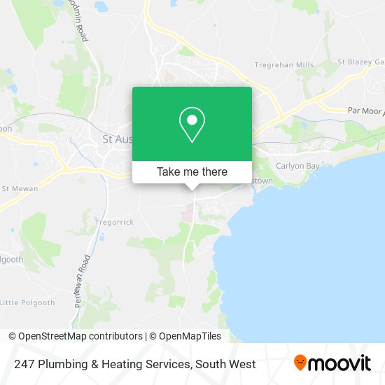 247 Plumbing & Heating Services map