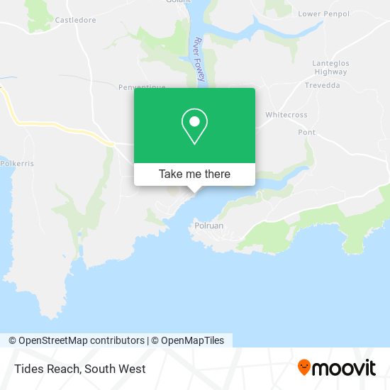 Tides Reach map