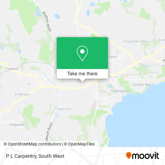 P L Carpentry map