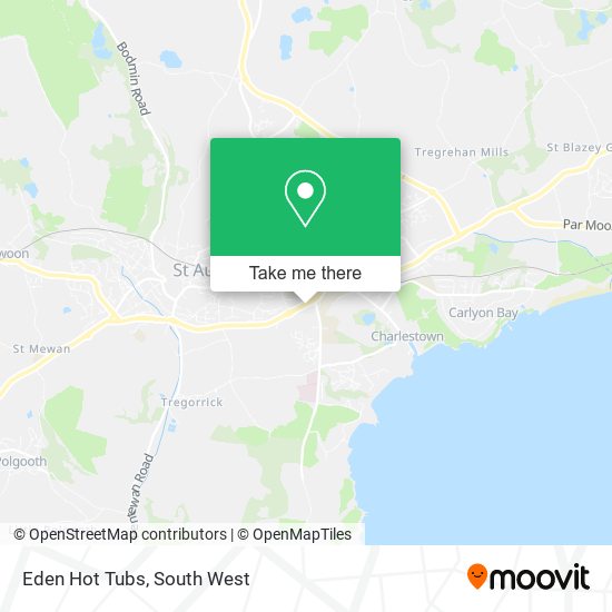 Eden Hot Tubs map