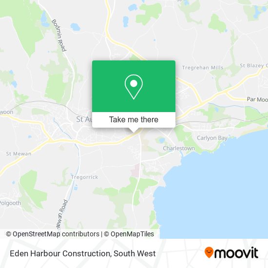Eden Harbour Construction map