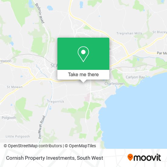 Cornish Property Investments map
