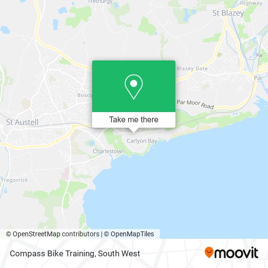 Compass Bike Training map