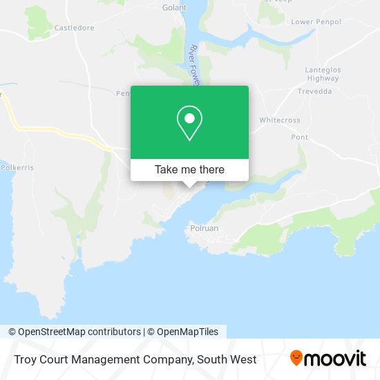 Troy Court Management Company map