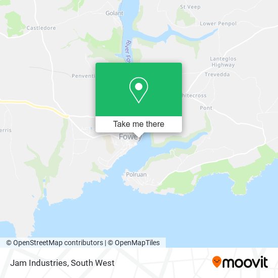 Jam Industries map