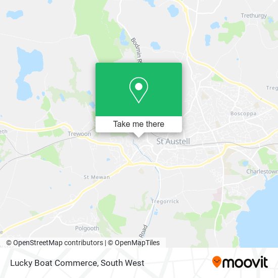 Lucky Boat Commerce map