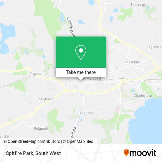 Spitfire Park map
