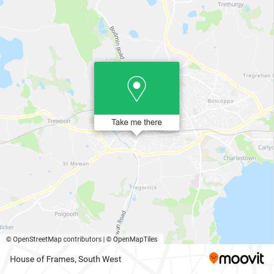 House of Frames map