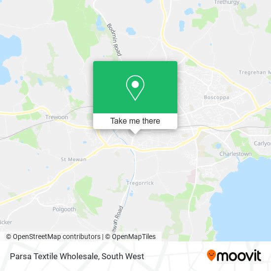 Parsa Textile Wholesale map
