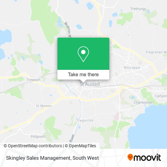 Skingley Sales Management map