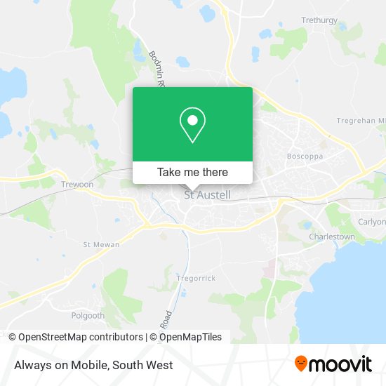 Always on Mobile map