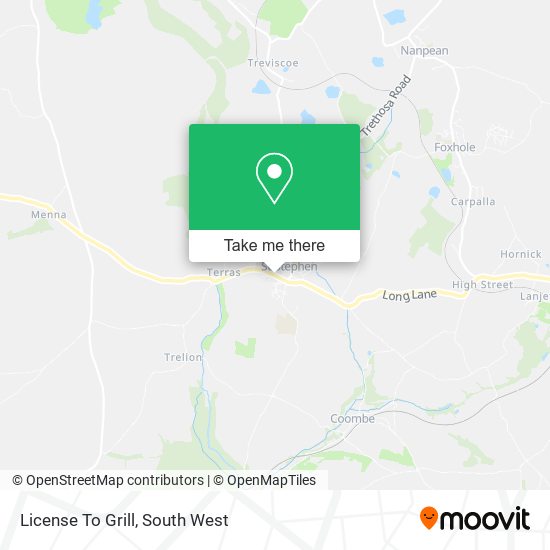 License To Grill map