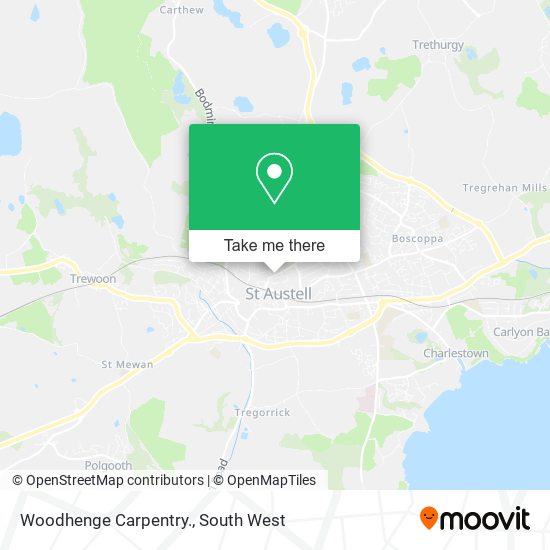 Woodhenge Carpentry. map