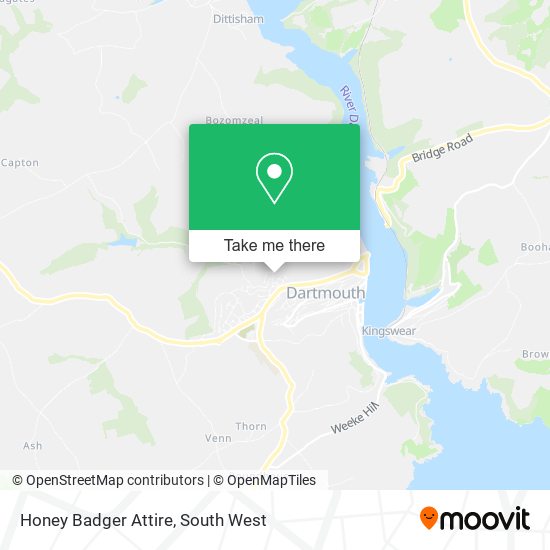 Honey Badger Attire map