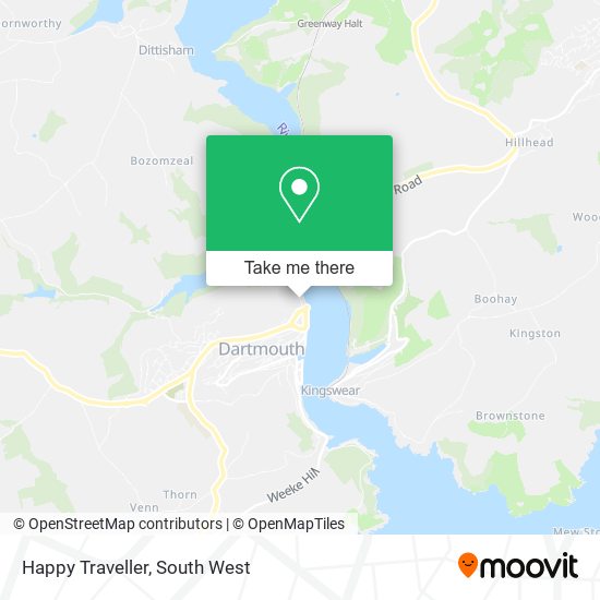 Happy Traveller map