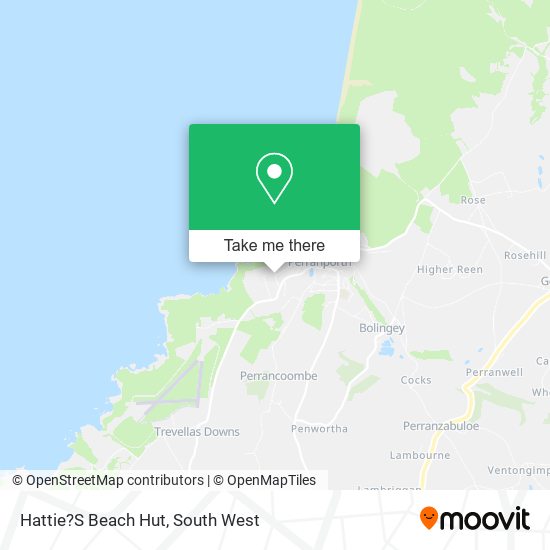 Hattie?S Beach Hut map