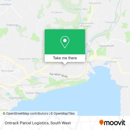 Ontrack Parcel Logistics map