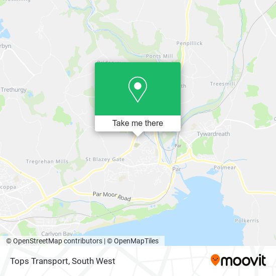 Tops Transport map