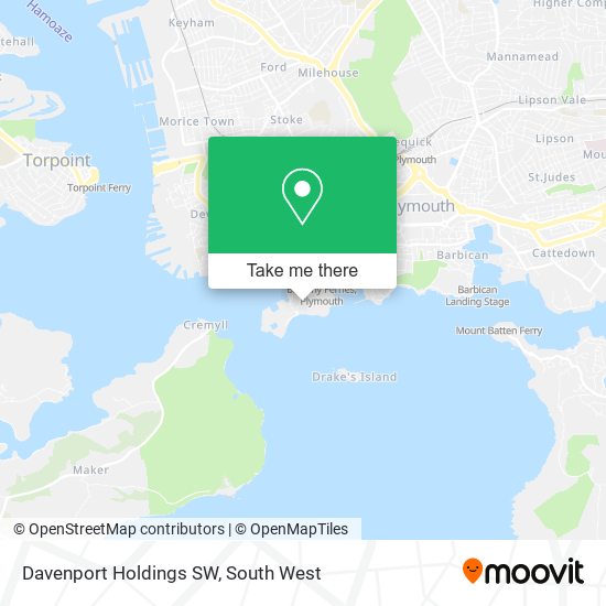 Davenport Holdings SW map