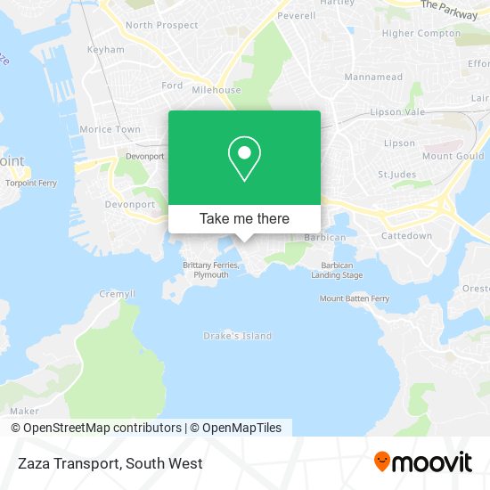 Zaza Transport map