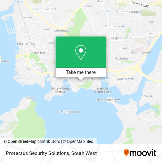 Protectus Security Solutions map