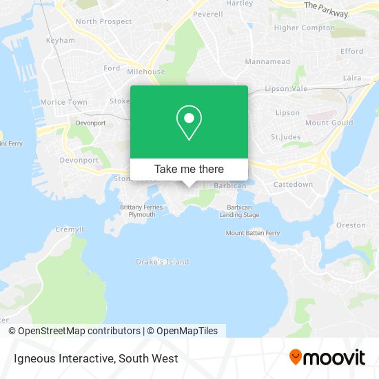 Igneous Interactive map