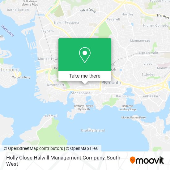 Holly Close Halwill Management Company map