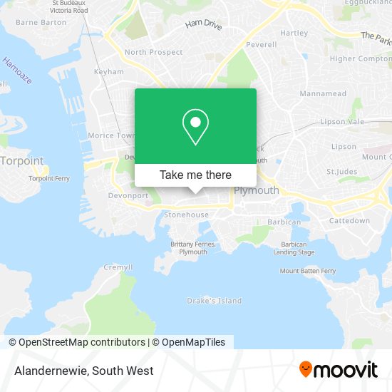 Alandernewie map