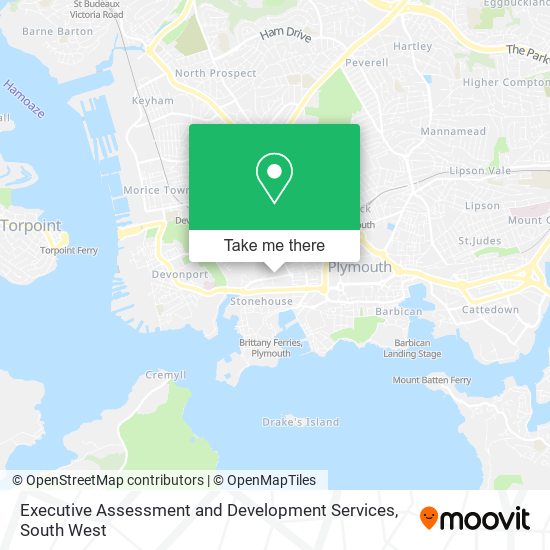 Executive Assessment and Development Services map