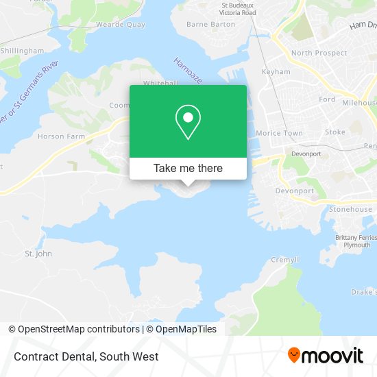 Contract Dental map