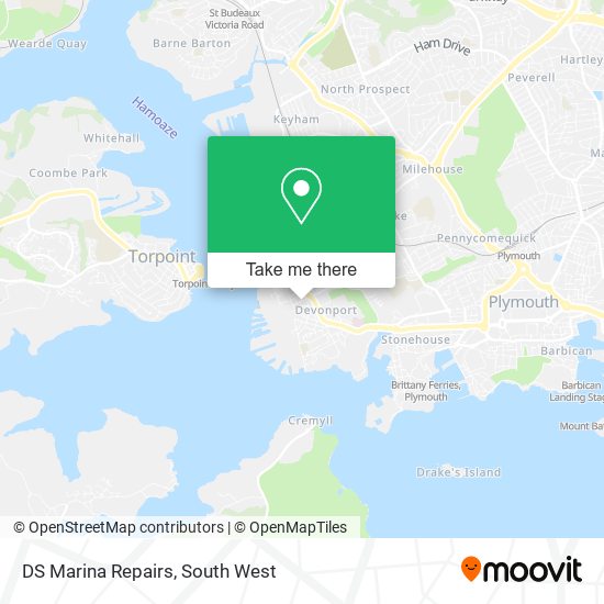DS Marina Repairs map