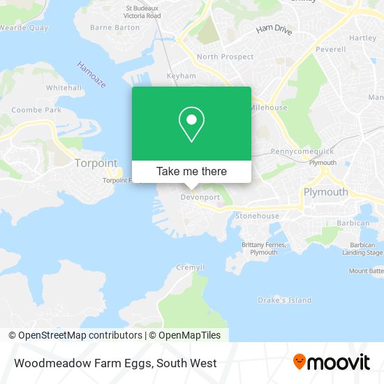 Woodmeadow Farm Eggs map