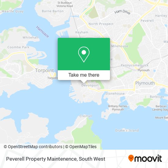 Peverell Property Maintenence map