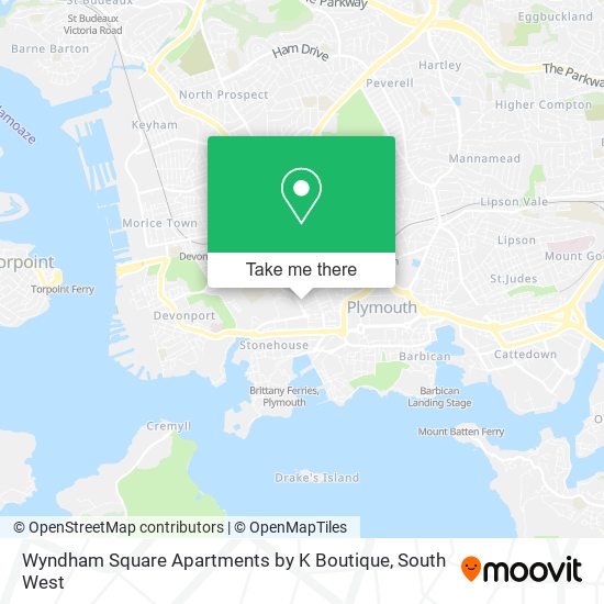 Wyndham Square Apartments by K Boutique map