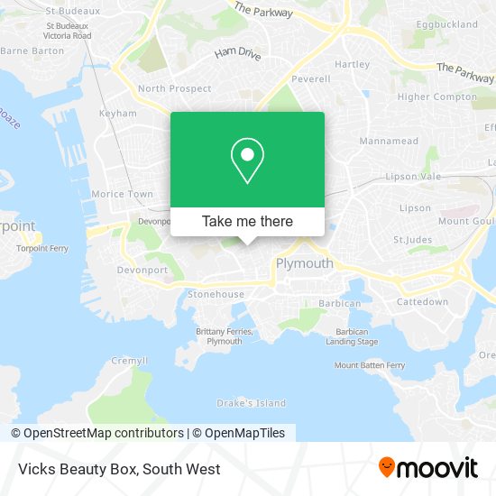 Vicks Beauty Box map