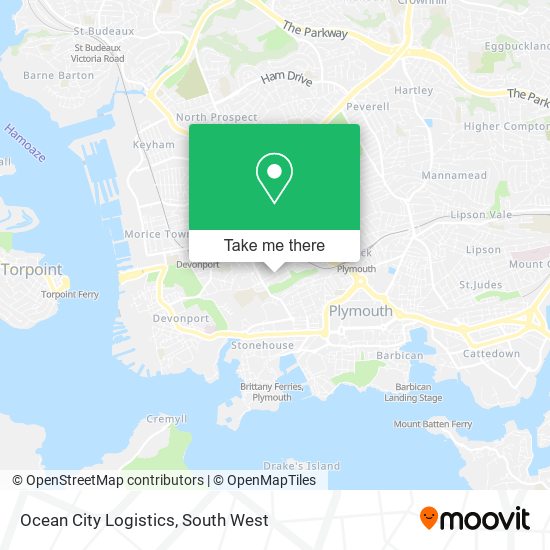 Ocean City Logistics map