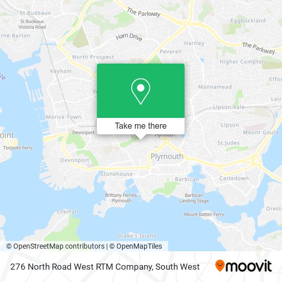 276 North Road West RTM Company map