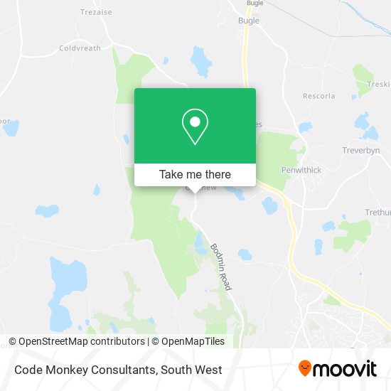 Code Monkey Consultants map