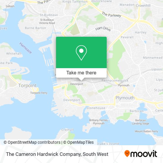 The Cameron Hardwick Company map