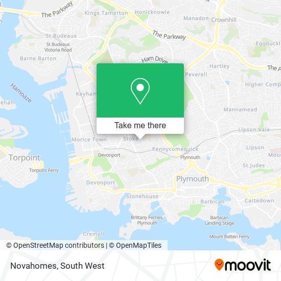 Novahomes map