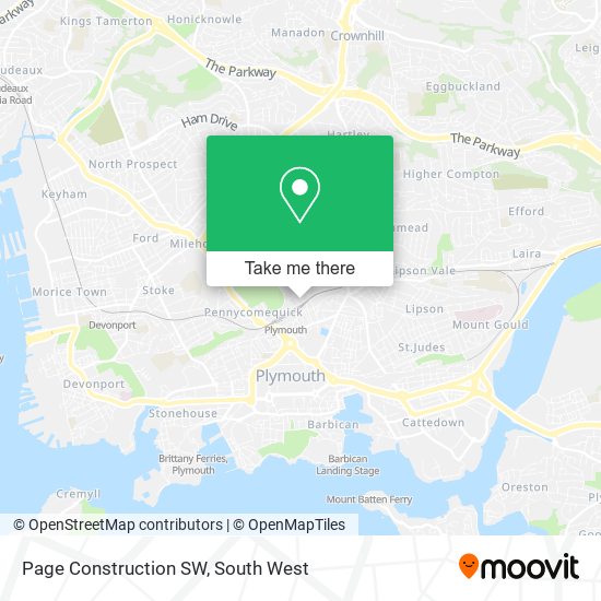 Page Construction SW map