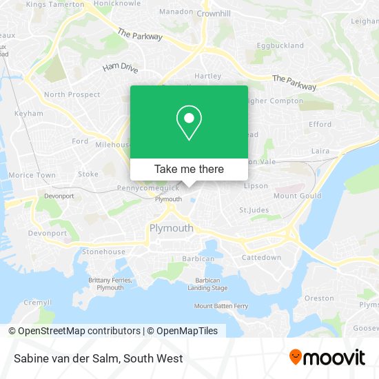 Sabine van der Salm map