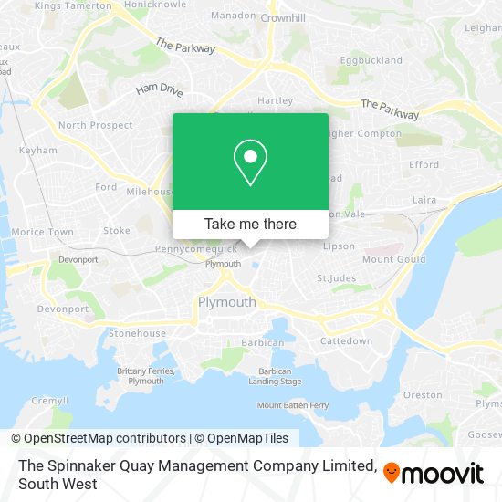 The Spinnaker Quay Management Company Limited map