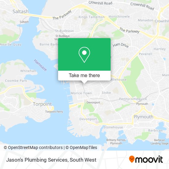 Jason's Plumbing Services map