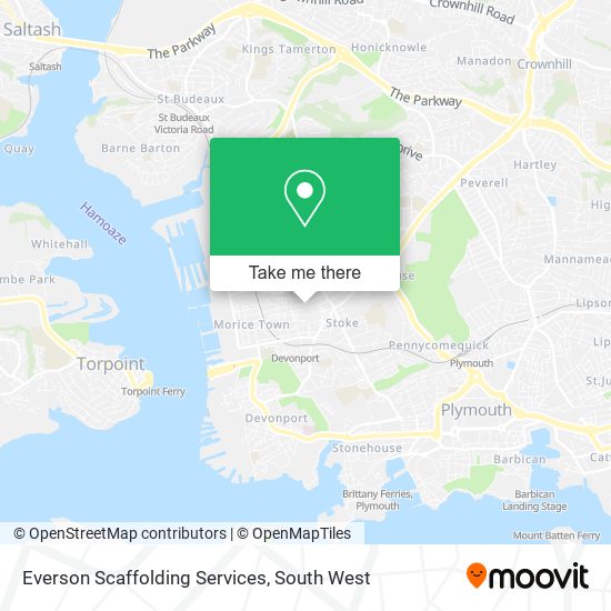 Everson Scaffolding Services map