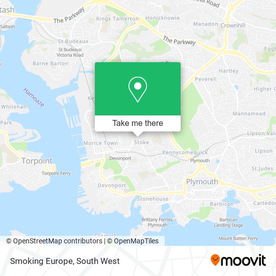 Smoking Europe map