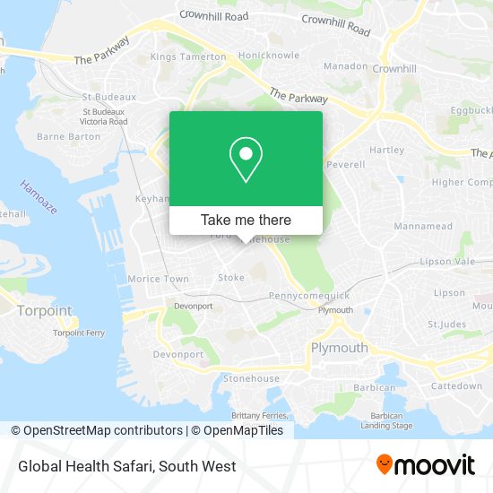 Global Health Safari map