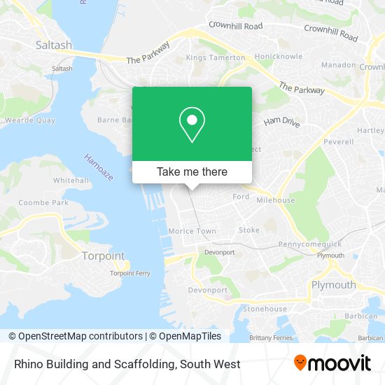 Rhino Building and Scaffolding map
